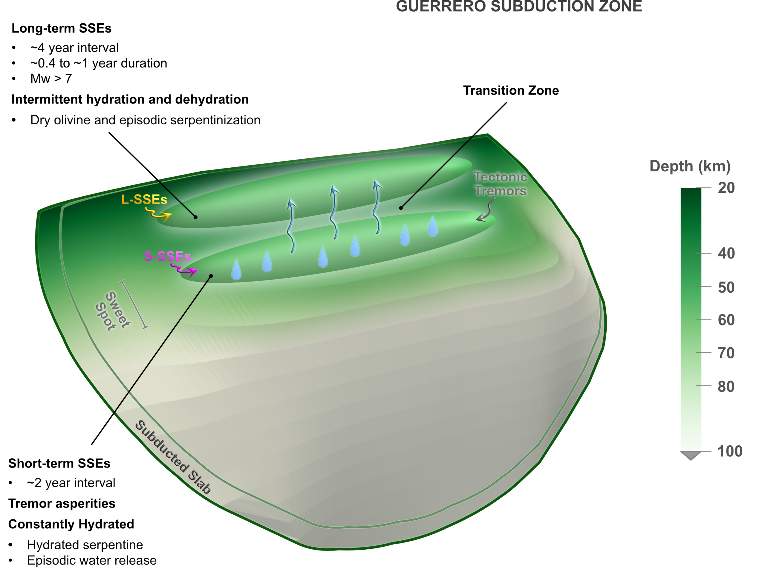 Picture of Guerrero subduction zone